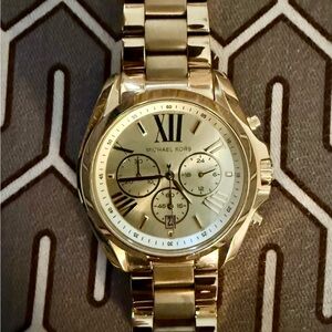 Michael Kors Gold-Tone Chronograph Watch